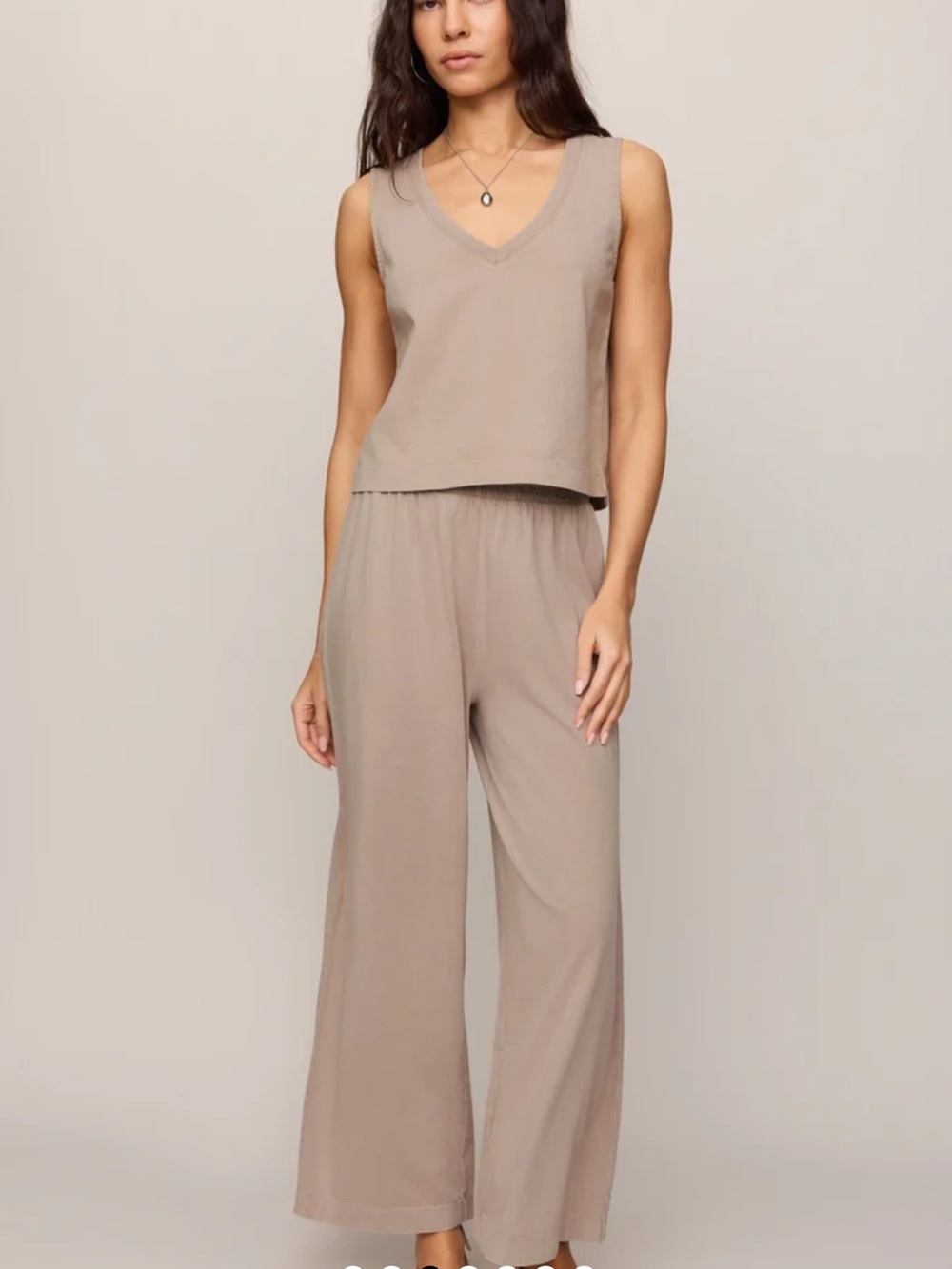 Z Supply Sloane Tank and Scout Jersey Pant in Retreat